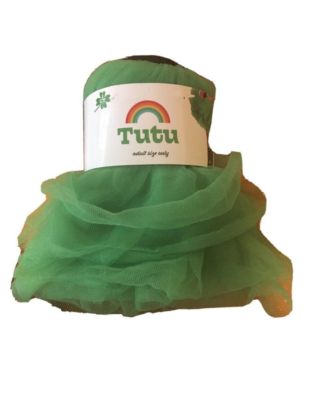 Adult Green Rainbow Tutu Costume Dance Party Accessory
